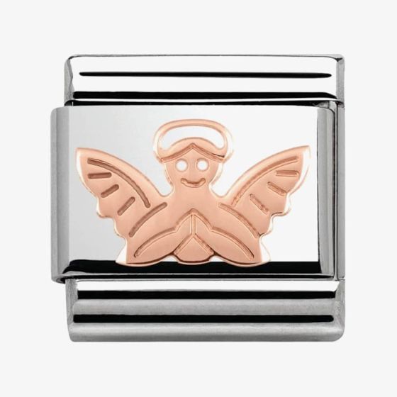 Nomination CLASSIC Rose Gold Plates Angel Charm 430104/14