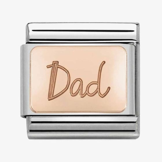 Nomination CLASSIC Rose Gold Plates Dad Charm 430101/32