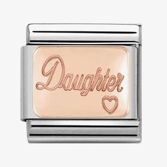 Nomination CLASSIC Rose Gold Plates Daughter Charm 430101/43