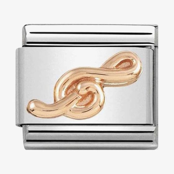 Nomination CLASSIC Rose Gold Treble Clef Charm 430106/13