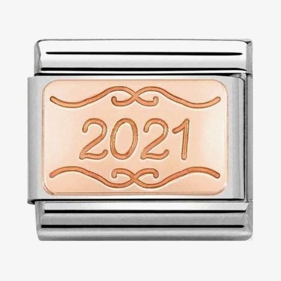 Nomination Classic Symbols '2021' Rose-Gold Charm 430101/51
