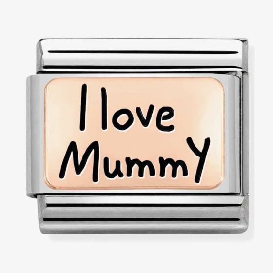 Nomination CLASSIC Composable Limited Edition Rose Gold I Love Mummy Charm 430111/02