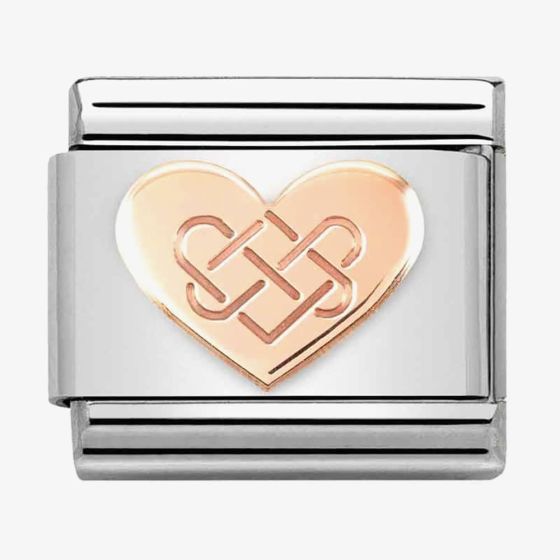 Nomination CLASSIC Composable Romance Celtic Knot Heart Charm 430104/38