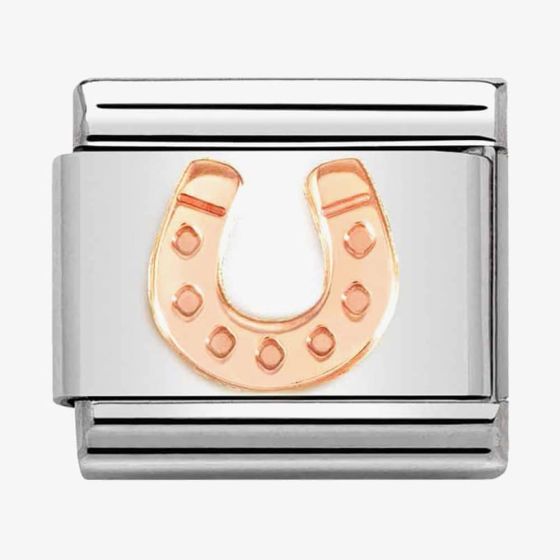 Nomination CLASSIC Composable Rose Gold Horseshoe Charm 430104/43