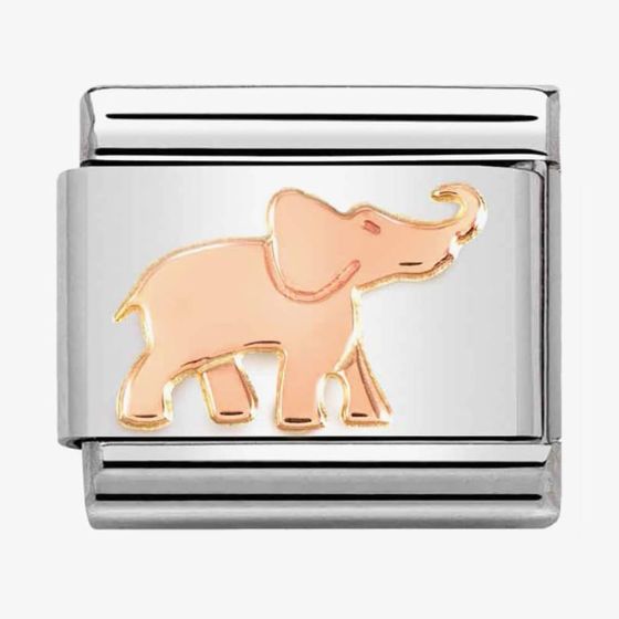 Nomination CLASSIC Composable Rose Gold Elephant Charm 430104/45