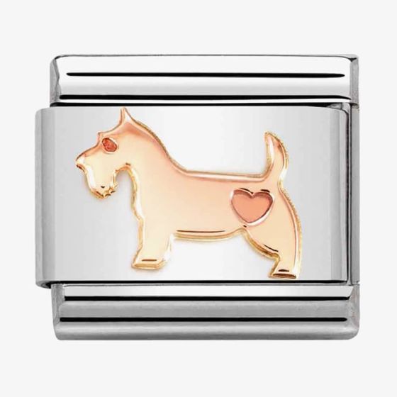 Nomination CLASSIC Composable Rose Gold Dog Charm 430104/49
