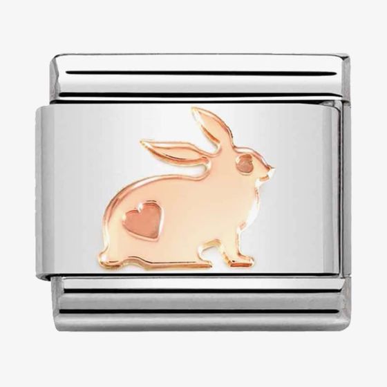 Nomination CLASSIC Composable Rose Gold Rabbit Charm 430104/50