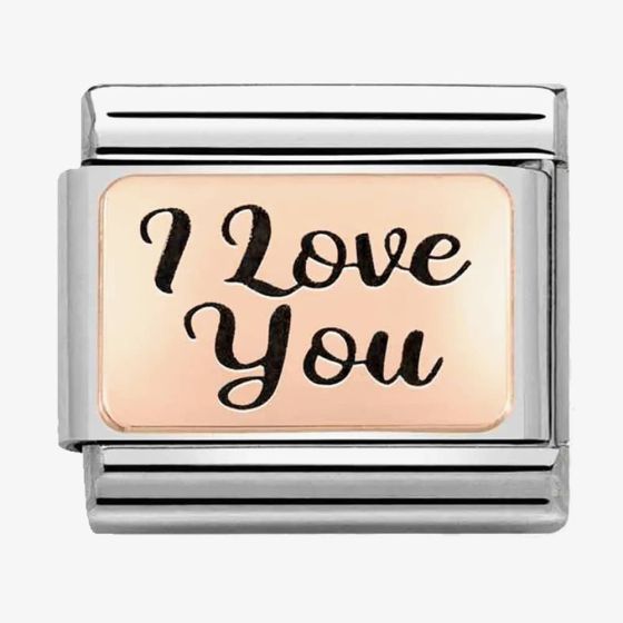 Nomination CLASSIC Composable Rose Gold I Love You Charm 430111/18