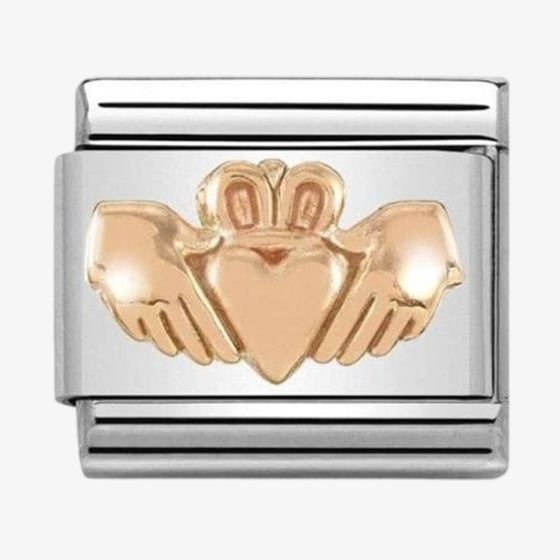 Nomination CLASSIC Rose Gold Plated Claddagh Charm 430106/20