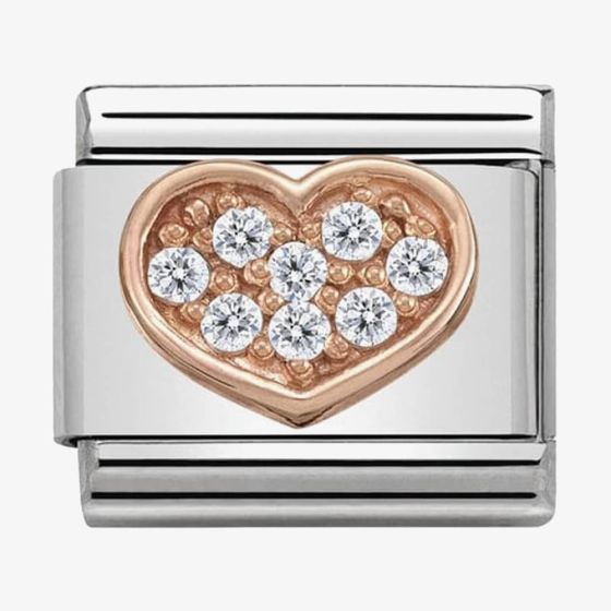 Nomination CLASSIC Rose Gold Symbols Heart Charm 430302/13