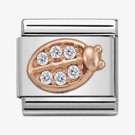 Nomination CLASSIC Rose Gold Symbols Ladybird Charm 430302/15