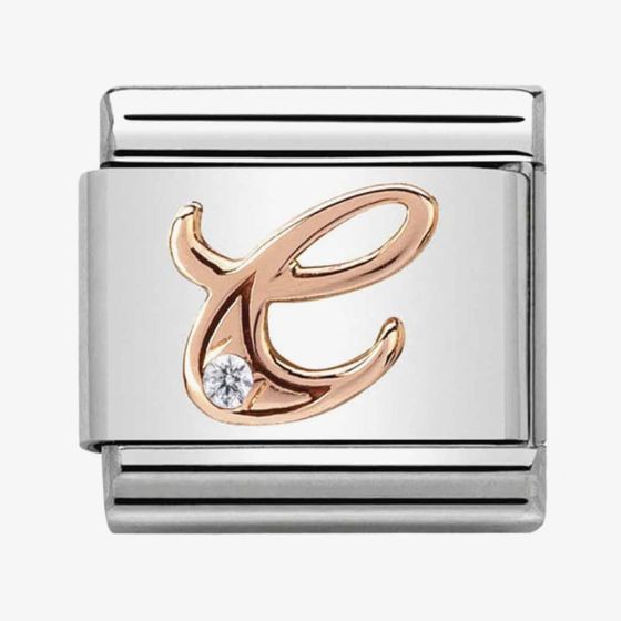 Nomination CLASSIC Rose Gold Letters C Charm 430310/03
