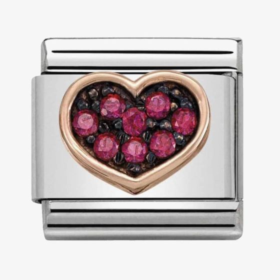 Nomination CLASSIC Rose Gold Heart Charm 430311/01
