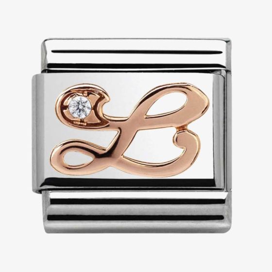 Nomination CLASSIC Rose Gold Letter L Charm 430310/12