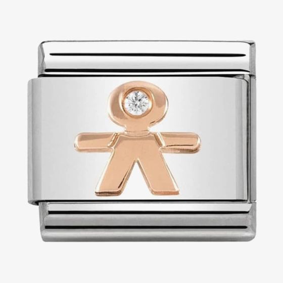 Nomination CLASSIC Rose Gold Symbols Little Boy Charm 430305/08