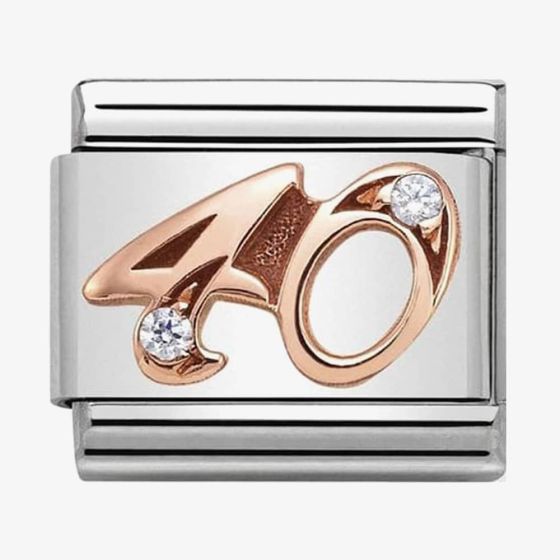 Nomination CLASSIC Rose Gold Numbers 40 Charm 430315/40
