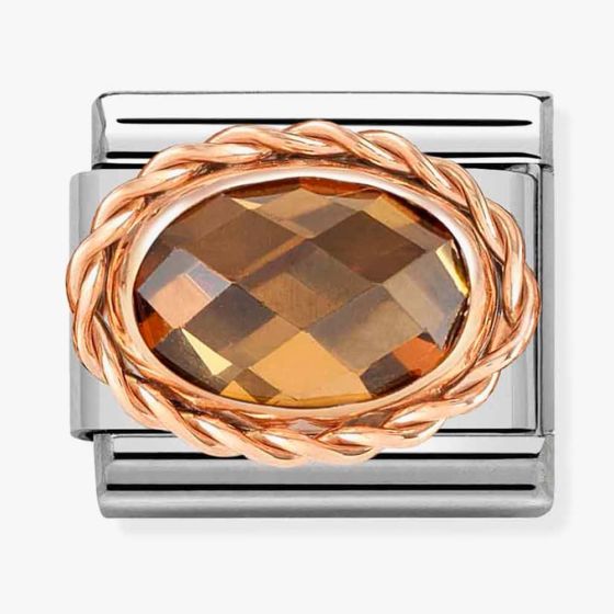 Nomination CLASSIC Composable Champagne Cubic Zirconia Charm 430603/012