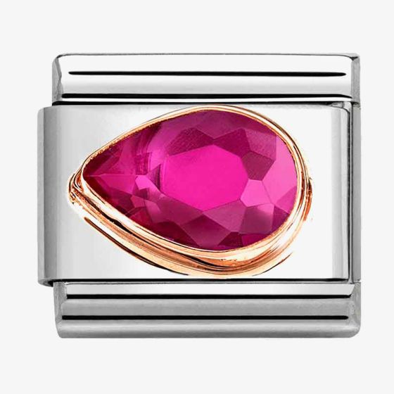 Nomination CLASSIC Red Cubic Zirconia Left Drop Charm 430605/005