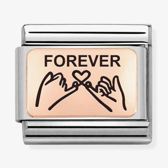 Nomination Composable CLASSIC Plates Forever Hands Charm 430111/12