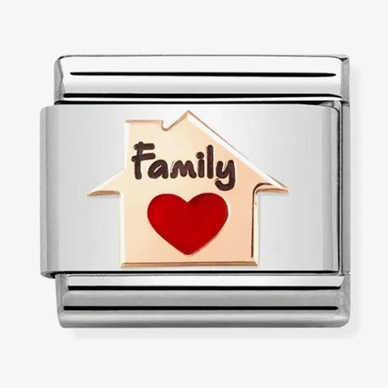 Nomination CLASSIC Composable Family Heart House Charm 430202/11