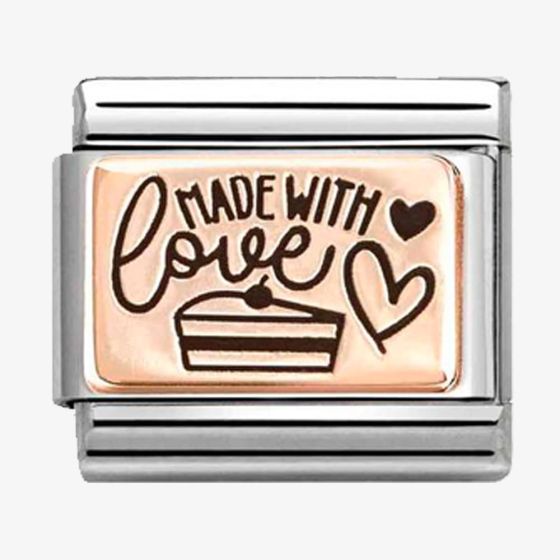 Nomination CLASSIC Rose Gold Made With Love Charm 430111/24