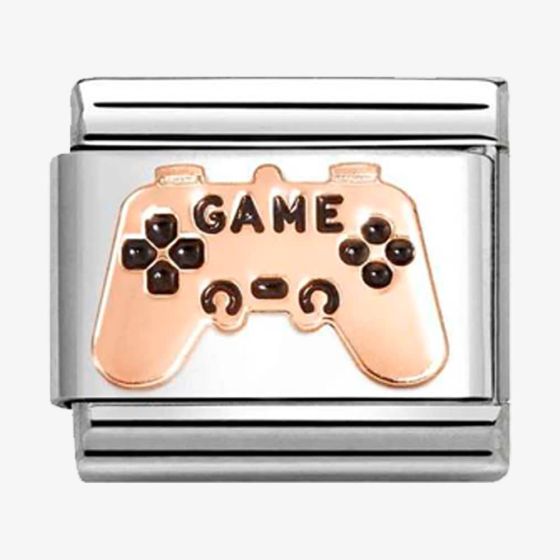 Nomination CLASSIC Rose Gold Game Controller Charm 430202/26