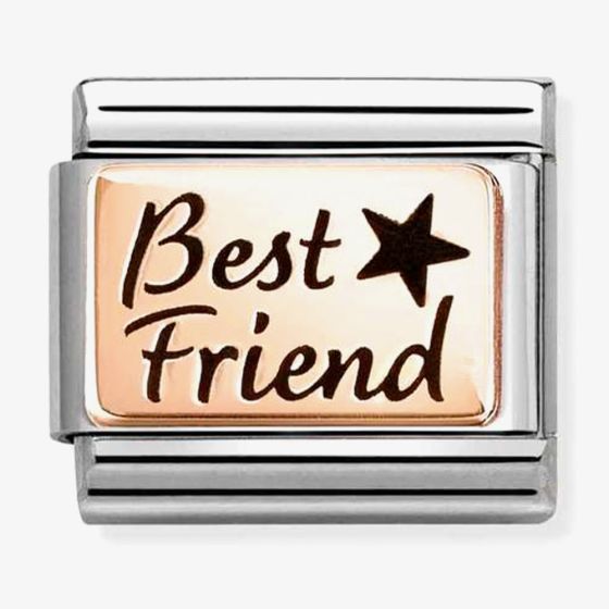 Nomination Composable Classic Rose Gold Best Friend Charm 430111/34