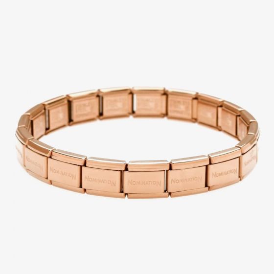 Nomination CLASSIC Stainless Steel Rose Gold Base Bracelet 030001/SI/011