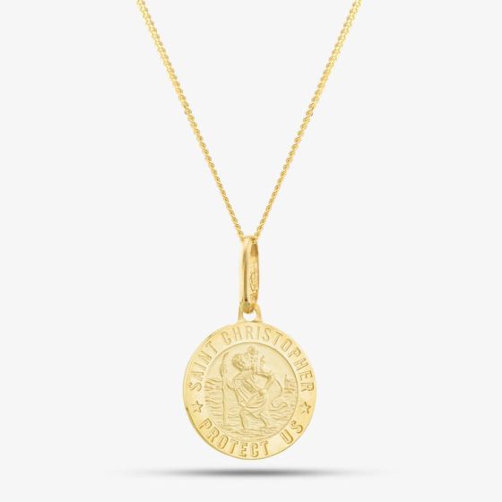9ct Gold St Christopher Medallion 1-61-7719