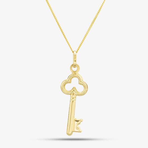 9ct Yellow Gold Key Necklace 1.63.2733