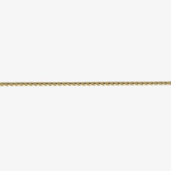 T H Baker 9ct Yellow Gold 16inc Franco Chain GFR3516