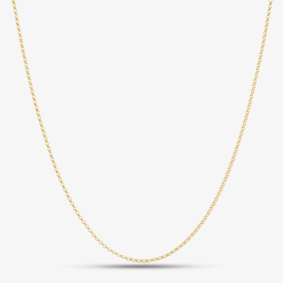 9ct Yellow Gold Fine Mini Belcher Chain SRBP-170-9Y