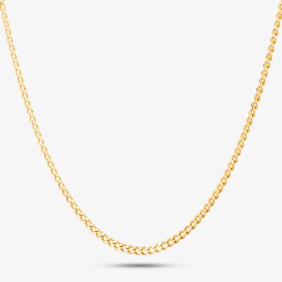 9ct Yellow Gold 18 Inch Flat Curb Chain 1.13.5864