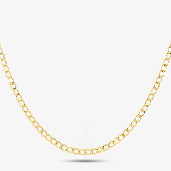9ct Yellow Gold 22 Inch Curb Chain HC070-22