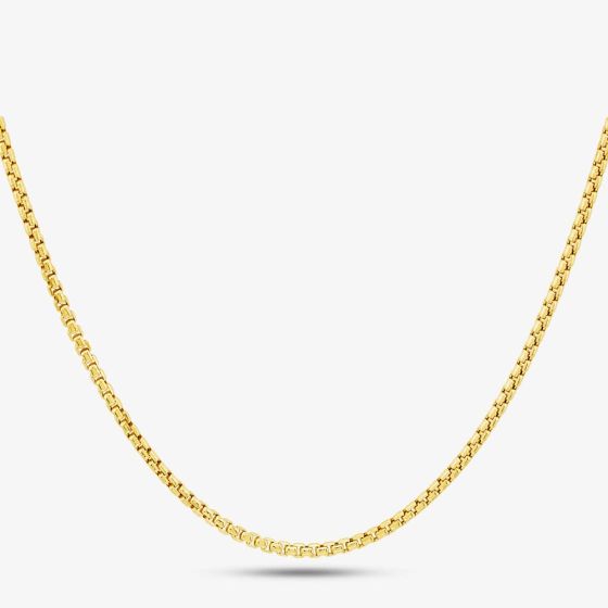 9ct Yellow Gold 20 Inch Box Chain HBFB-250-9Y-20