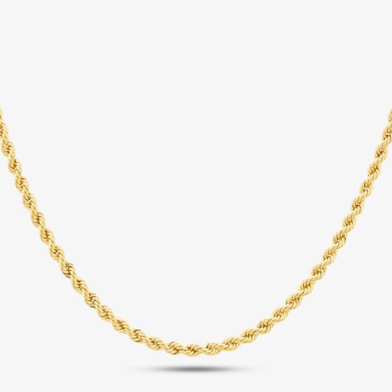 9ct Yellow Gold Rope Chain HLRP-320-9Y