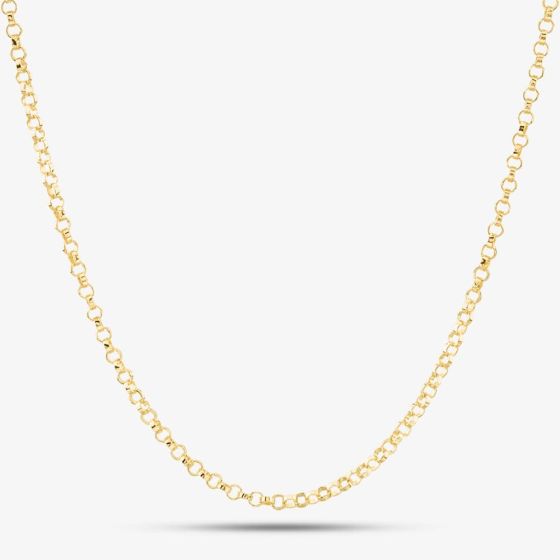 9ct Yellow Gold Round Belcher Chain SRBP-230-9Y
