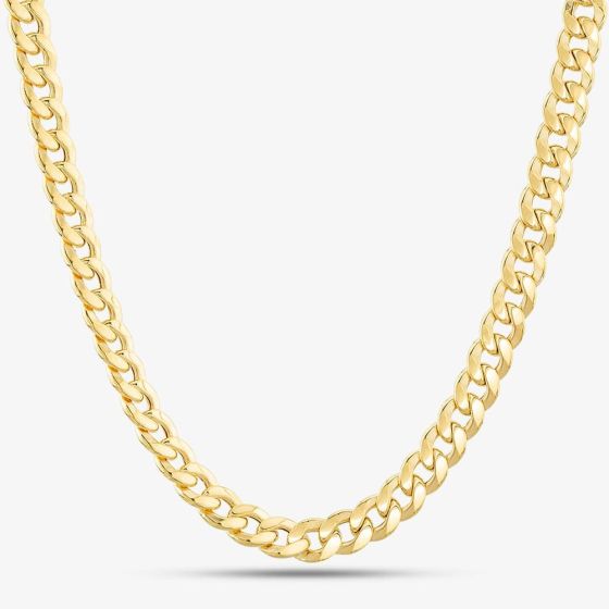 9ct Yellow Gold 20 Inch Rounded Curb Chain HCOC-730-9Y-20