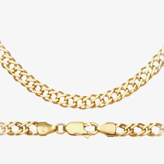 9ct Yellow Gold 20 Inch Flat Curb Chain HGR2D080 20~