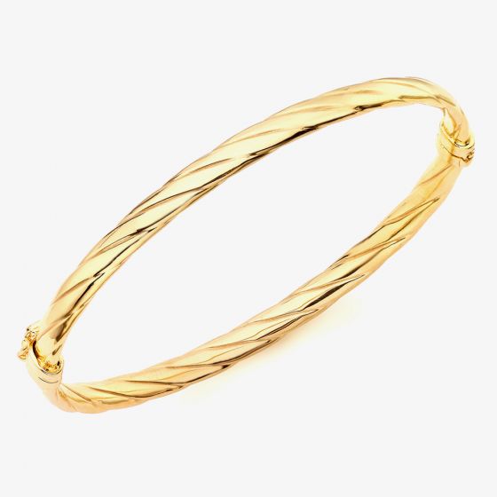 9ct Gold Twist Bangle 1340521