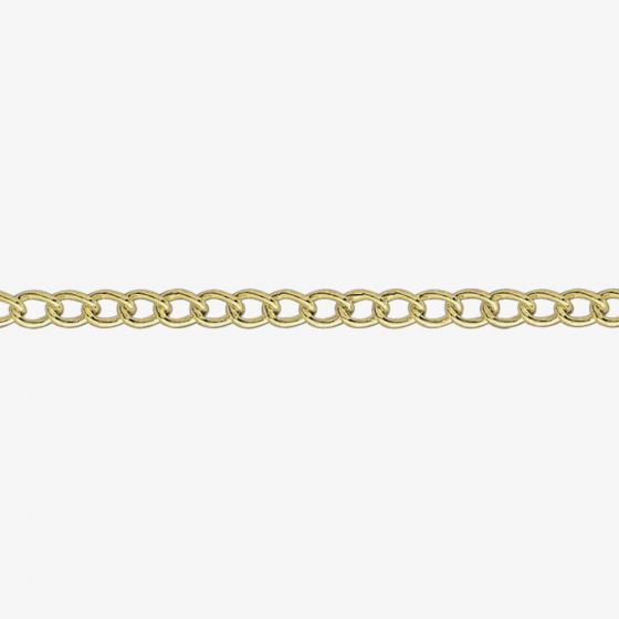 9ct Yellow Gold 18 Inch Curb Chain G39/6C