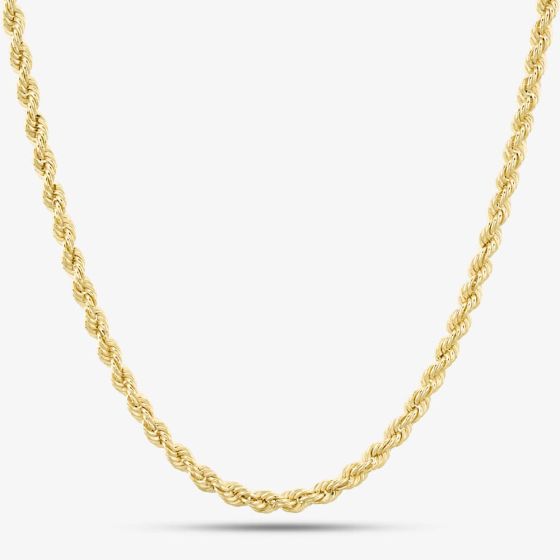 9ct Yellow Gold 20 Inch Rope Chain 1.12.0185