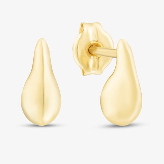9ct Yellow Gold Mini Teardrop Stud Earrings 1.55.9534