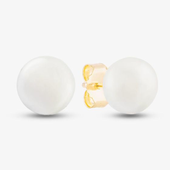 9ct Yellow Gold Freshwater Pearl Stud Earrings EOZ107CM