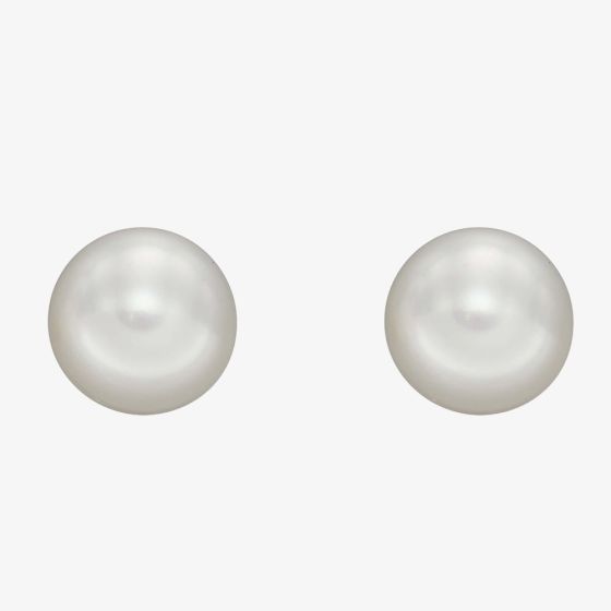 9ct Yellow Gold 7mm Freshwater Pearl Round Stud Earrings GE2373W