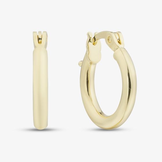 9ct Yellow Gold Small Huggie Hoop Earrings E-SLRT-29-9Y