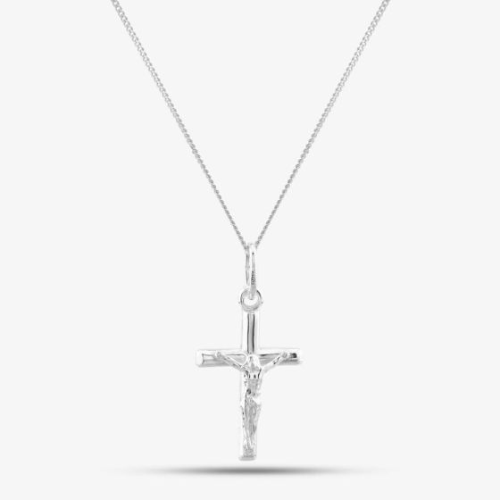 Silver Crucifix Pendant 8-64-1683