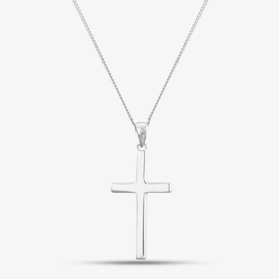 Sterling Silver Plain Cross Pendant 8.64.2871