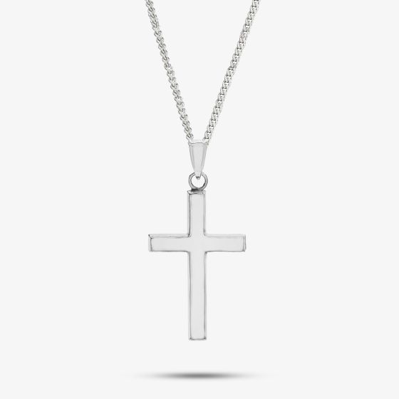 Sterling Silver Plain Cross Pendant 8.64.1983