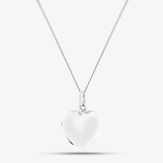 Sterling Silver Heart Locket Pendant 8.65.1443